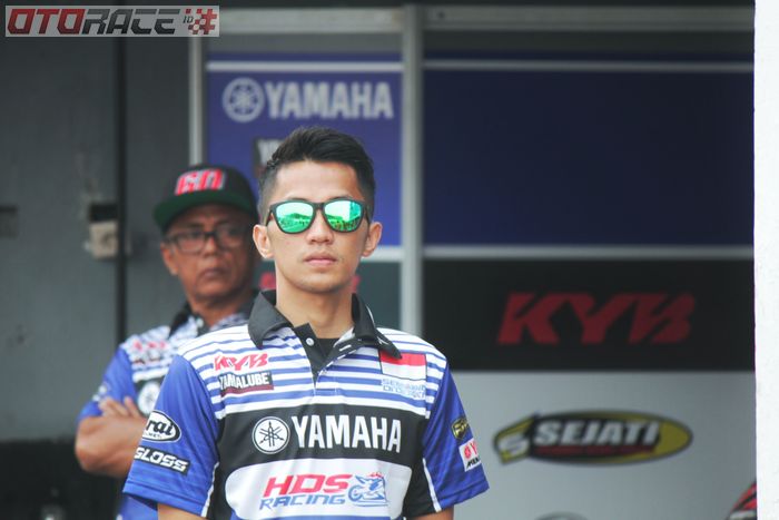 Wahyu Aji Trilaksana masih berseragama Yamaha HDS Racing untuk Kejurnas IMS 2021