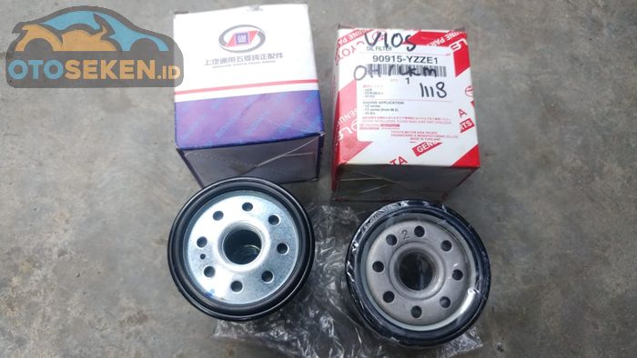 Bentuk drat filter oli Toyota Vios sama