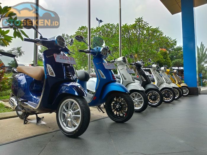 Ilustrasi Vespa Matik