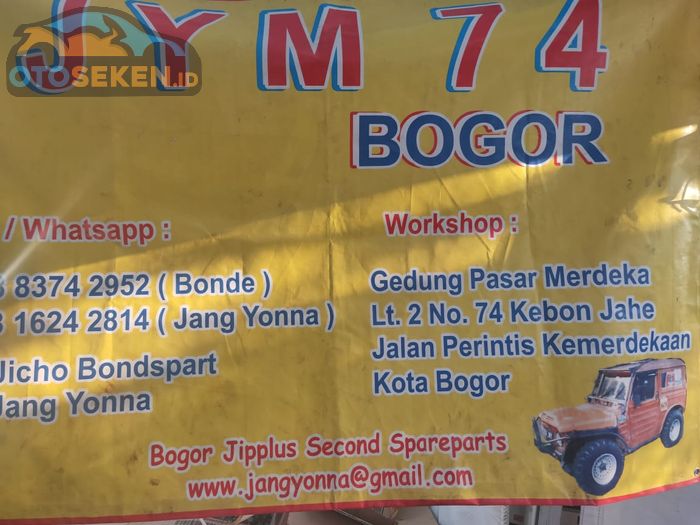 Bengkel JYM 74, Bogor, bengkel perbaikan kaki-kaki Jip