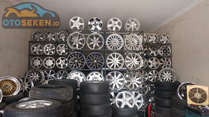 Berbagai jenis pelek original di Duta Motor