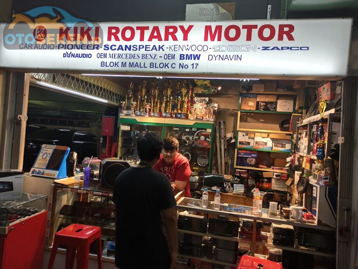 Kiki Rotary Motor di Blok M Mall, Jakarta Selatan