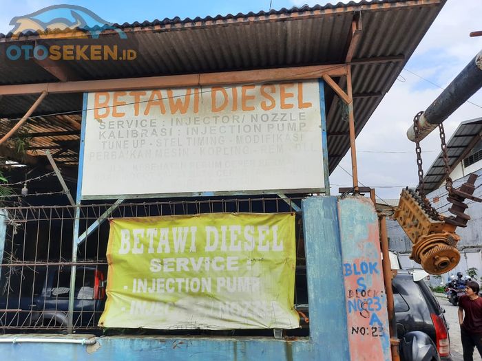 Bengkel Betawi Diesel di Batuceper, Tangerang