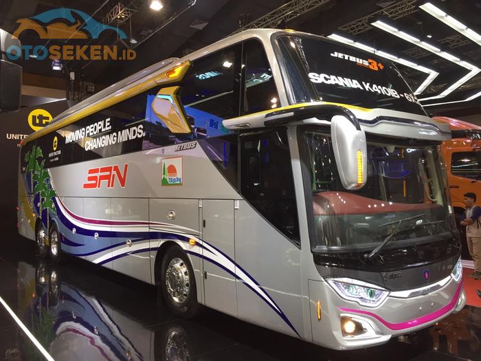 Bus Scania K410B racikan Adiputro yang akan digunakan oleh PO SAN