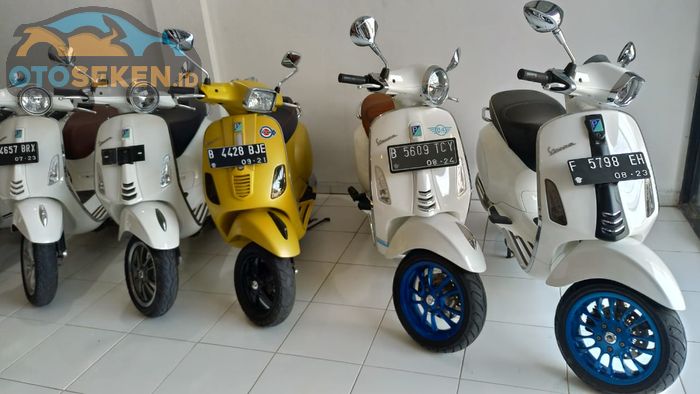 Vespa S 125 (kuning) cocok untuk yang baru punya Vespa