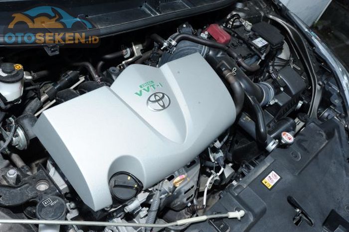 Mesin Toyota New Vios  berkode 2NR-FE dual VVT-i berkapasitas 1.500 cc
