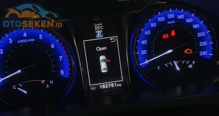 Odometer Toyota Camry 2.5 G facelift 2015 eks Golden Bird