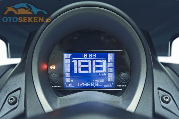 Panel instrumen negative display Yamaha NMAX 2018