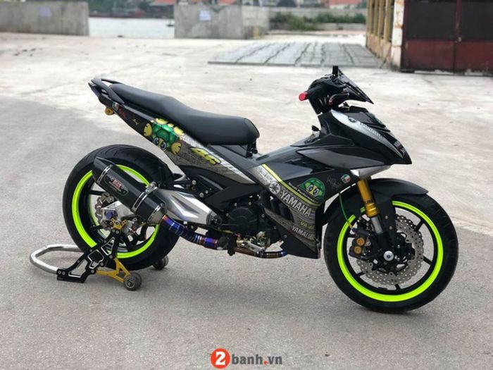 Yamaha MX King pakai kaki Kawasaki Z1000