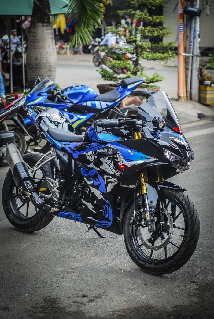 Enggak banyak ubahan yang dilakukan pada GSX-R150 ini