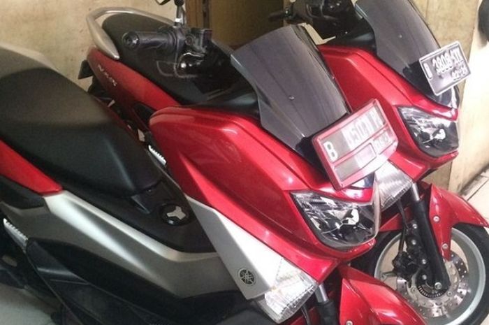 Yamaha NMAX seken di dealer motor bekas.