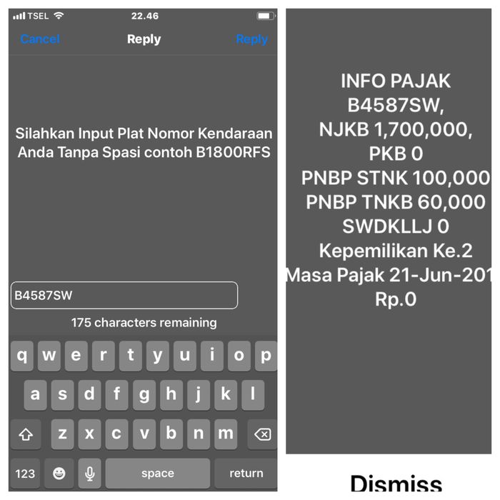 Layanan SMS yang memudahkan 