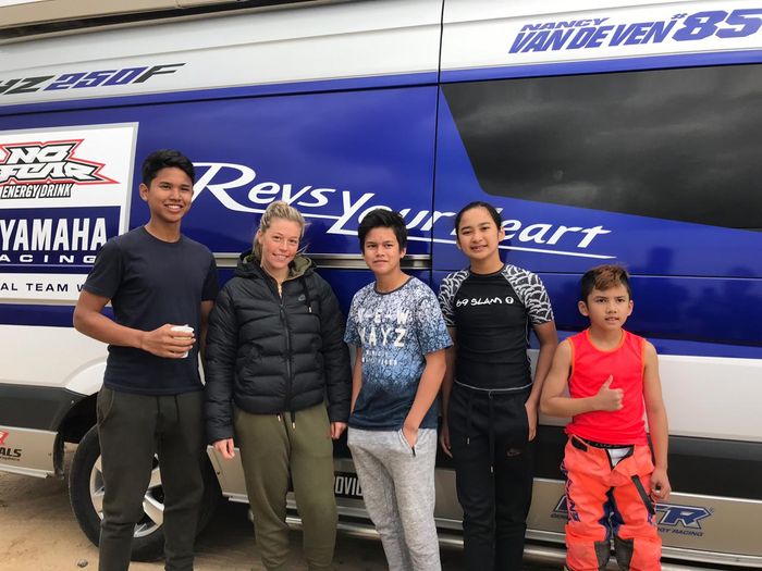 Sheva Ardiansyah juga latihan bersama crosser lainnya asal Indonesia