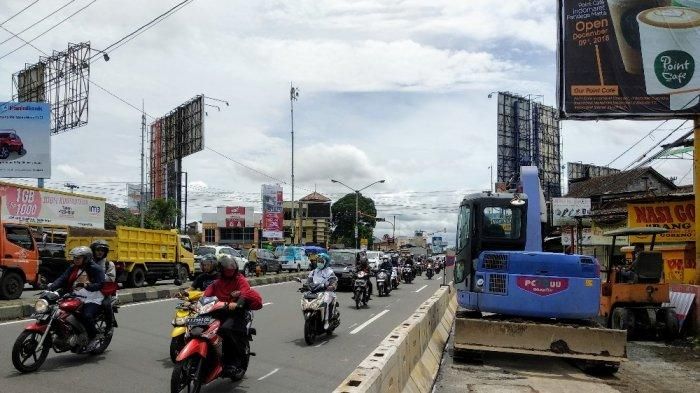 lalu lintas di Simpang Kentungan jelang pembangunan Underpass, Rabu (16/01/2019) (TRIBUNJOGJA.COM / Alexander Ermando)