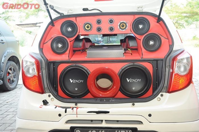 Bagasi full audio, boks subwoofer model ported