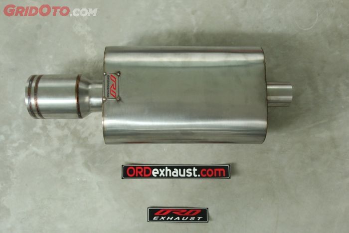 Muffler V2 Dual + DB Killer lansiran ORD Exhaust buatan lokal