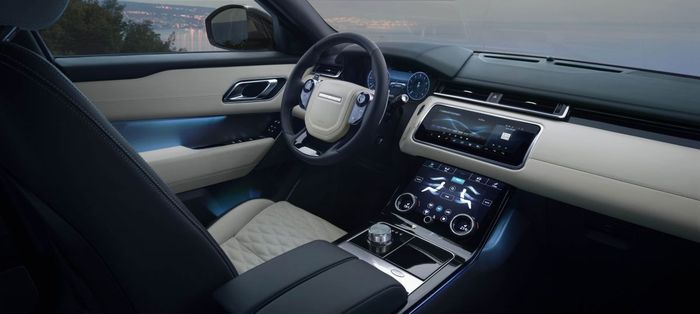 Desain interior Range Rover Velar SVAutobiography Dynamic Edition tidak berubah.