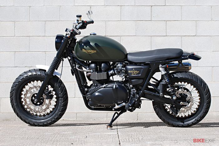 Triumph kustom scrambler garapan Francesc Galindo si mekanik MotoGP