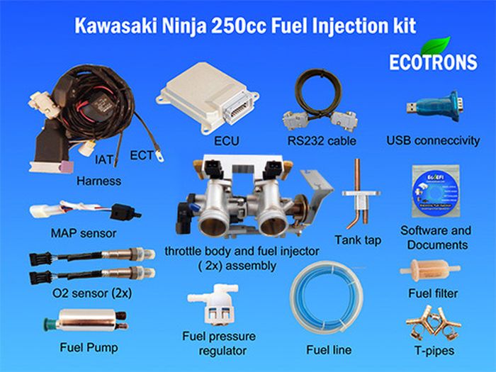 Kawasaki Ninja 250 fuel injection kit