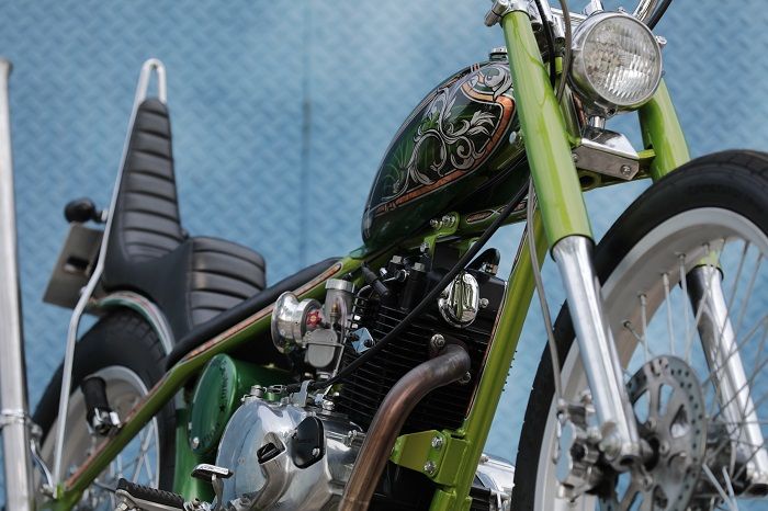 Kawasaki W175 ini merupakan hasil kerjasama Puspa Kediri Custom dan Motorplus