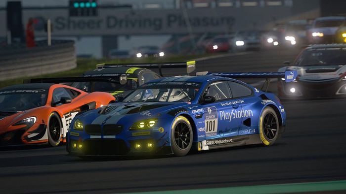 Ilustrasi balapan e-motorsport