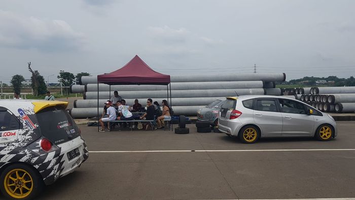 Disediakan lahan latihan