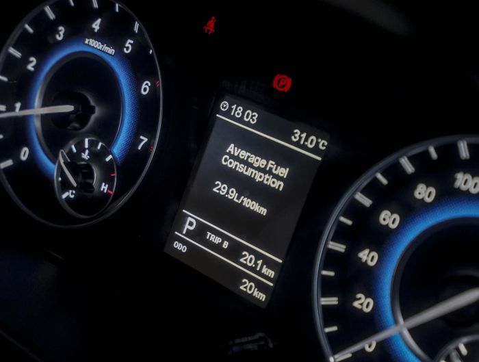 Sudah terdapat average fuel consumption di DFSK Glory 560