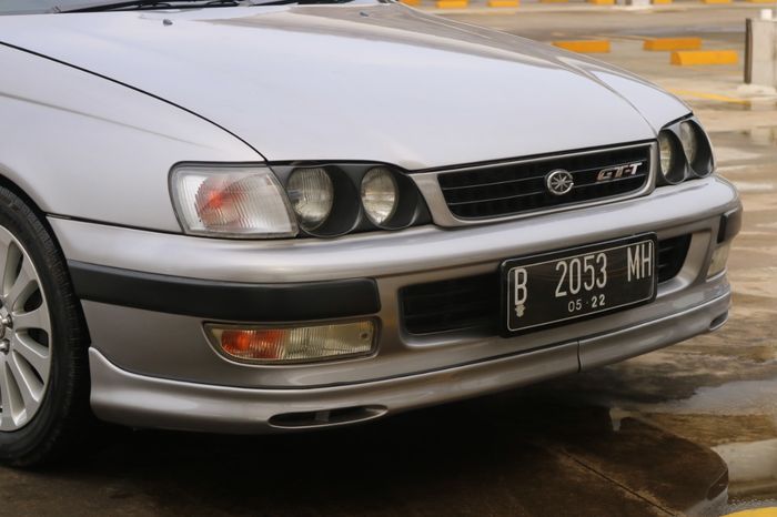 Headlamp Morette, grill dan bumper Caldina gen 2 plus foglamp OEM Corona JDM