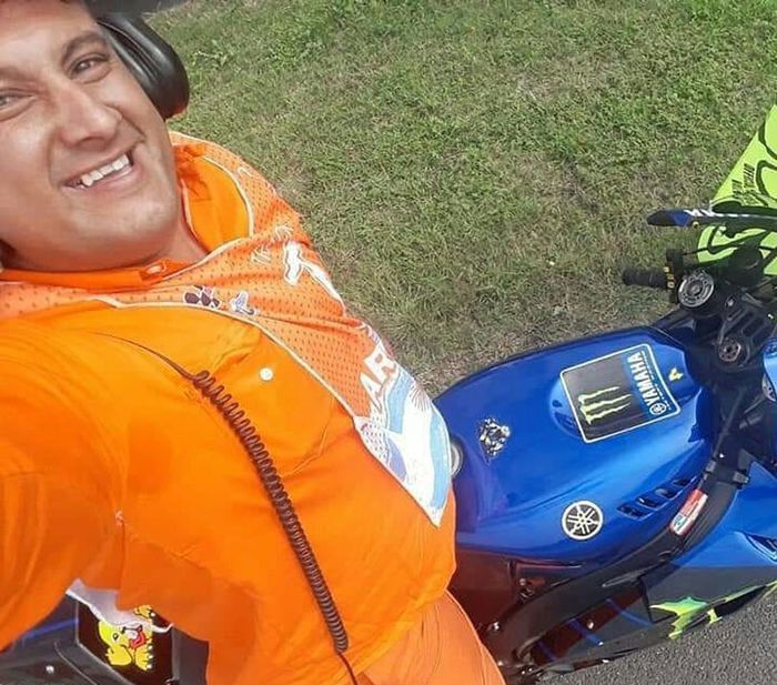 Marshall selfie di motor Valentino Rossi!