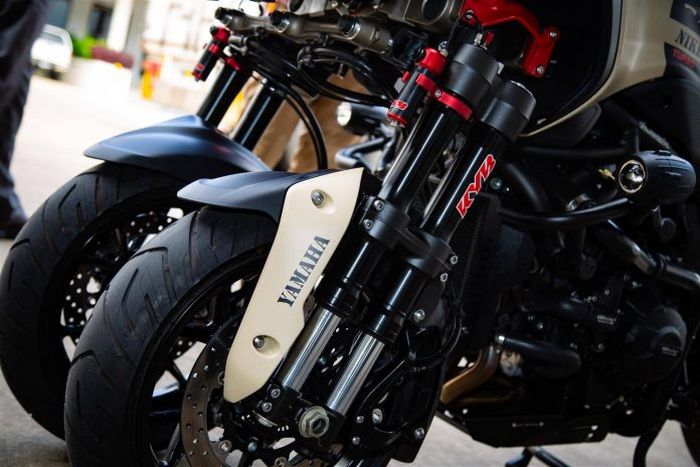 Suspensi depan Yamaha Niken Turbo, pakai racikan KYB
