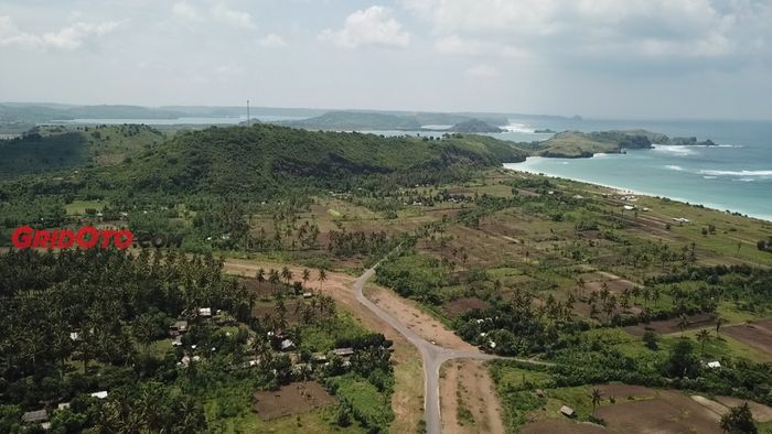 Salah satu lahan Mandalika yang akan dijadikan sirkuit MotoGP Mandalika 