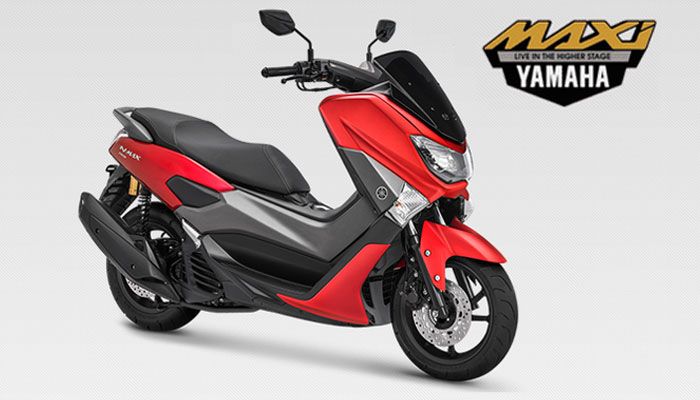 Yamaha NMAX non ABS tambah warna baru Matte Red
