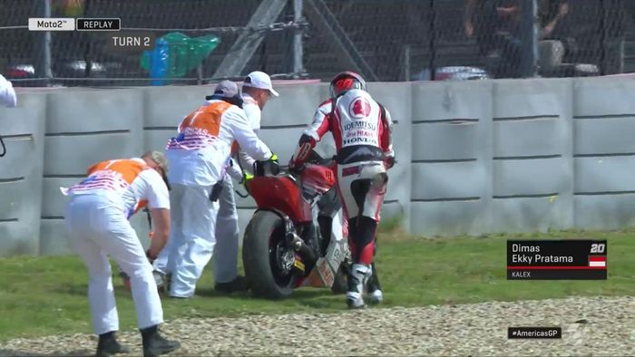 Dimas Ekky Pratama, FP1 Moto2 Amerika (12/5)