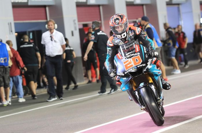 Fabio Quartararo harus start MotoGP Qatar 2019 dari pit meski mesin motornya mati sebelum lap pemanasan