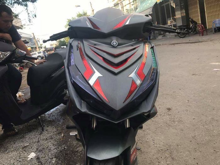 Modifikasi Yamaha MX King. wajah Vario