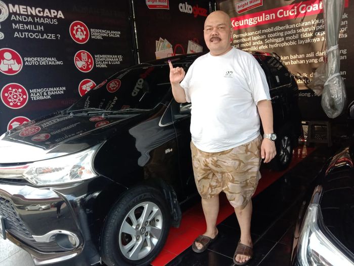 Salah satu customer yang mendapatkan Promo Pemilu Autoglaze 2019