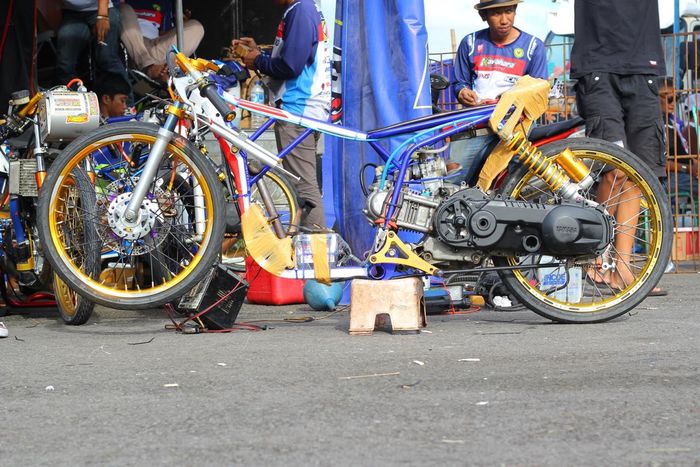 Motor drag bike untuk kelas Matik 200 cc milik Vincent Racing Gallery (VRG)