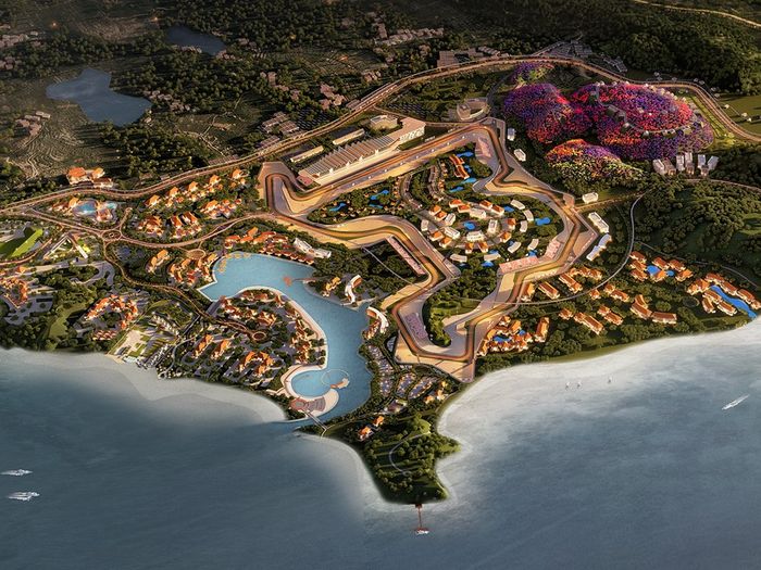 Ilustrasi sirkuit Mandalika