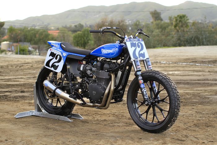 Ada yang tahu ciri khas motor flat tracker?