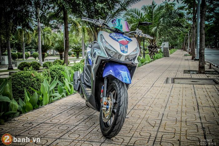 Ada yang tertarik memodifikasi Honda Vario jadi seperti ini juga?