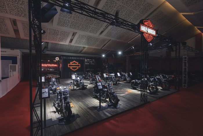 Beberapa motor Harley-Davidson yang ikut dipamerkan pada gelaran IIMS 2019