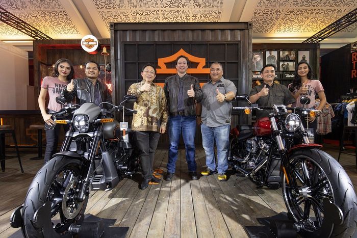 Dua model terbaru motor Harley-Davidson yang diluncurkan di IIMS 2019