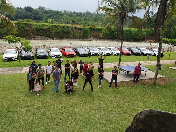 Ada 16 Honda Civic Turbo yang ikutan kopdar di Magelang