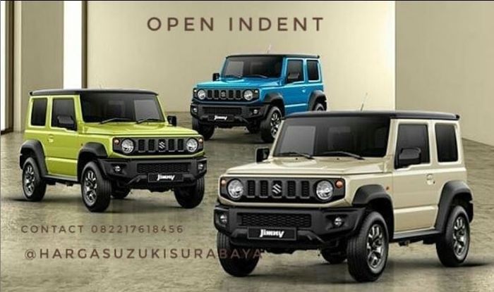 Open Indent untuk New Suzuki Jimny