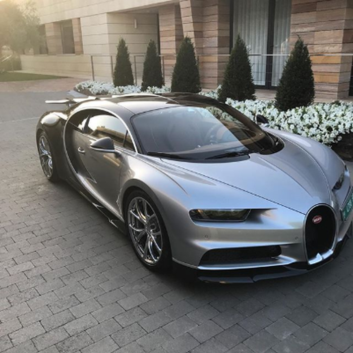 Bugatti Chiron milik Cristiano Ronaldo terpampang di Instagramnya (Instagram/cristiano)