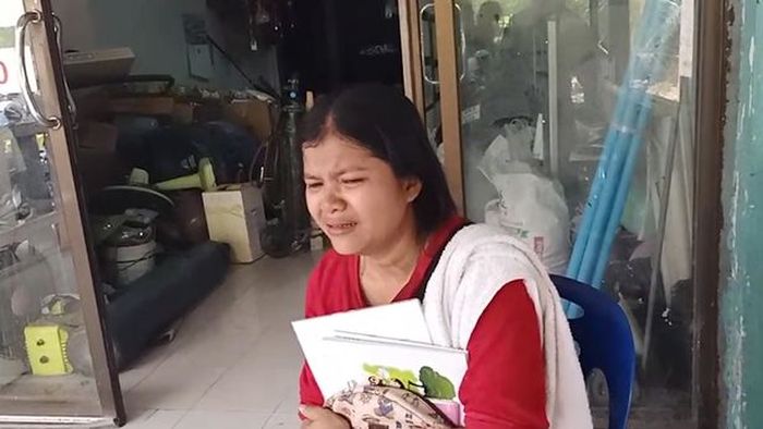 Wilawan Pitpan (32) ibu yang lalai karena anaknya sampai terlindas truk karena tidak diperhatikan