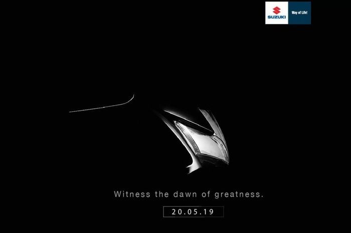 Teaser yang dirilis oleh Suzuki