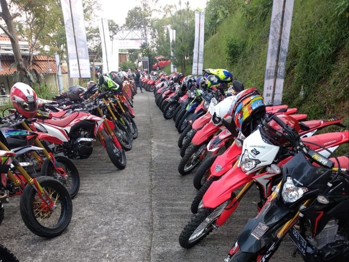 Yang datang hampir 400 motor, Sob!