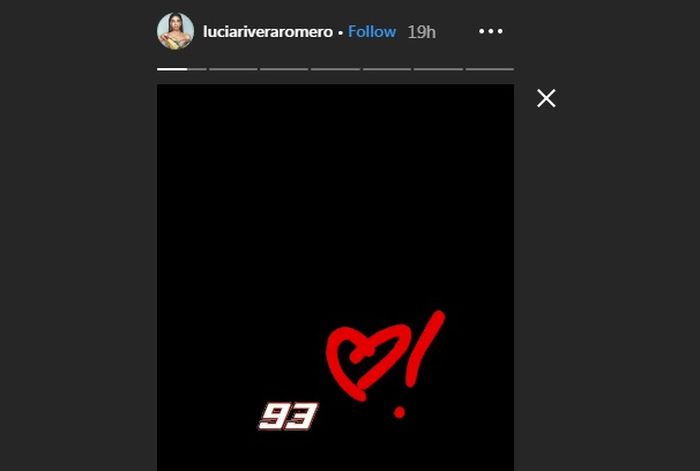 Postingan gambar begerak langsung diposting ke kasih Marc Marquez usai menang di MotoGP Prancis