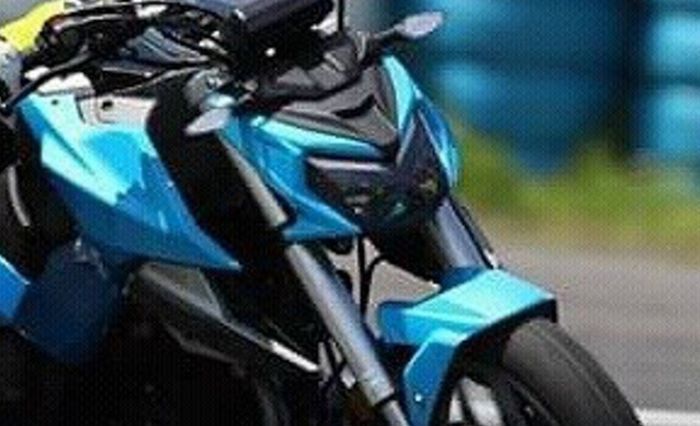 Gambar naked sport misterius yang diduga sebagai motor 250 cc Suzuki
